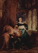 Richard Parkes Bonington Franz I. und Margarete von Navarra oil painting artist